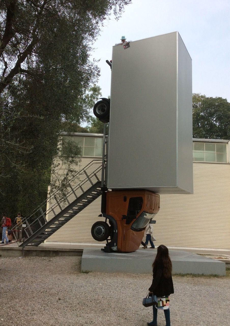 How often do you get to climb to the top of a vertical semi?